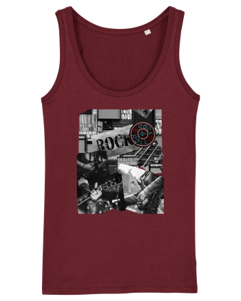 Vintage Rock Burgundy