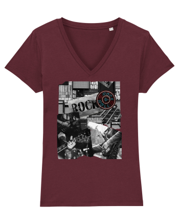 Vintage Rock Burgundy