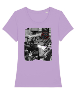 Vintage Rock Tricou mânecă scurtă guler larg fitted Damă Expresser