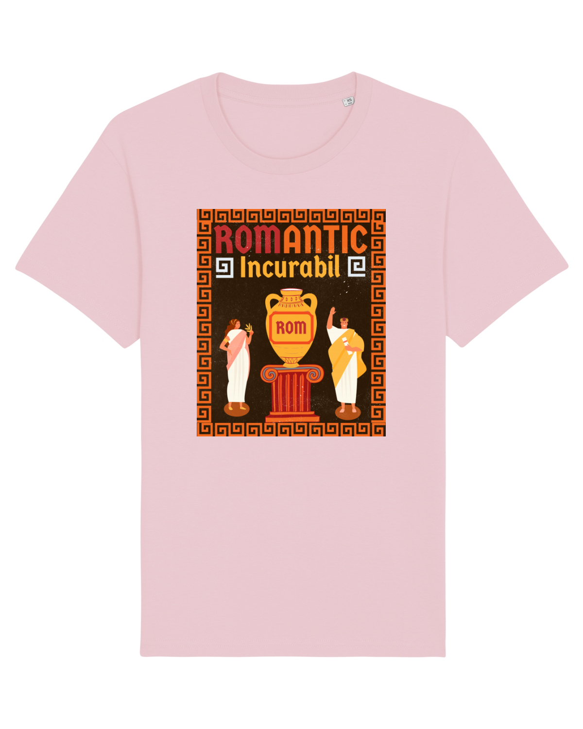 Tricou mânecă scurtă Unisex Rocker Cotton Pink