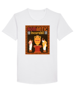 Rom-Antic Incurabil Tricou mânecă scurtă guler larg Bărbat Skater