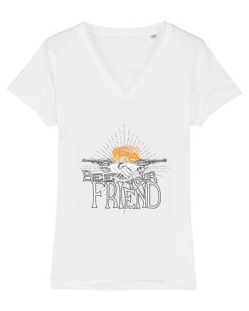 bee my friend White