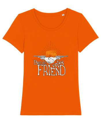 bee my friend Bright Orange