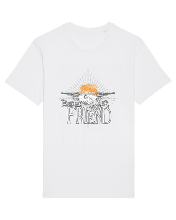 bee my friend White