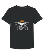 bee my friend Tricou mânecă scurtă guler larg Bărbat Skater