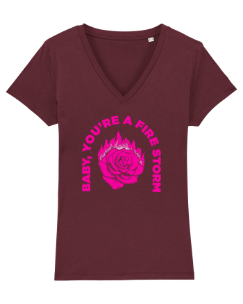 You're a FIRE STORM Burgundy