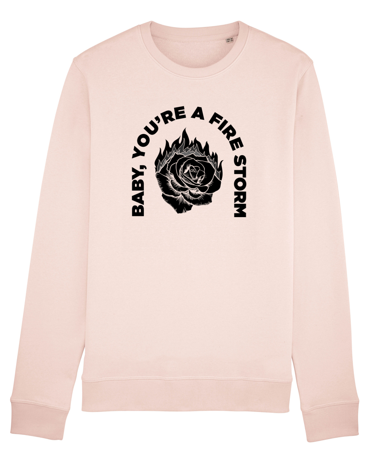 Bluză mânecă lungă Unisex Rise Candy Pink