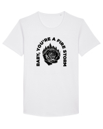 You're a FIRE STORM Tricou mânecă scurtă guler larg Bărbat Skater