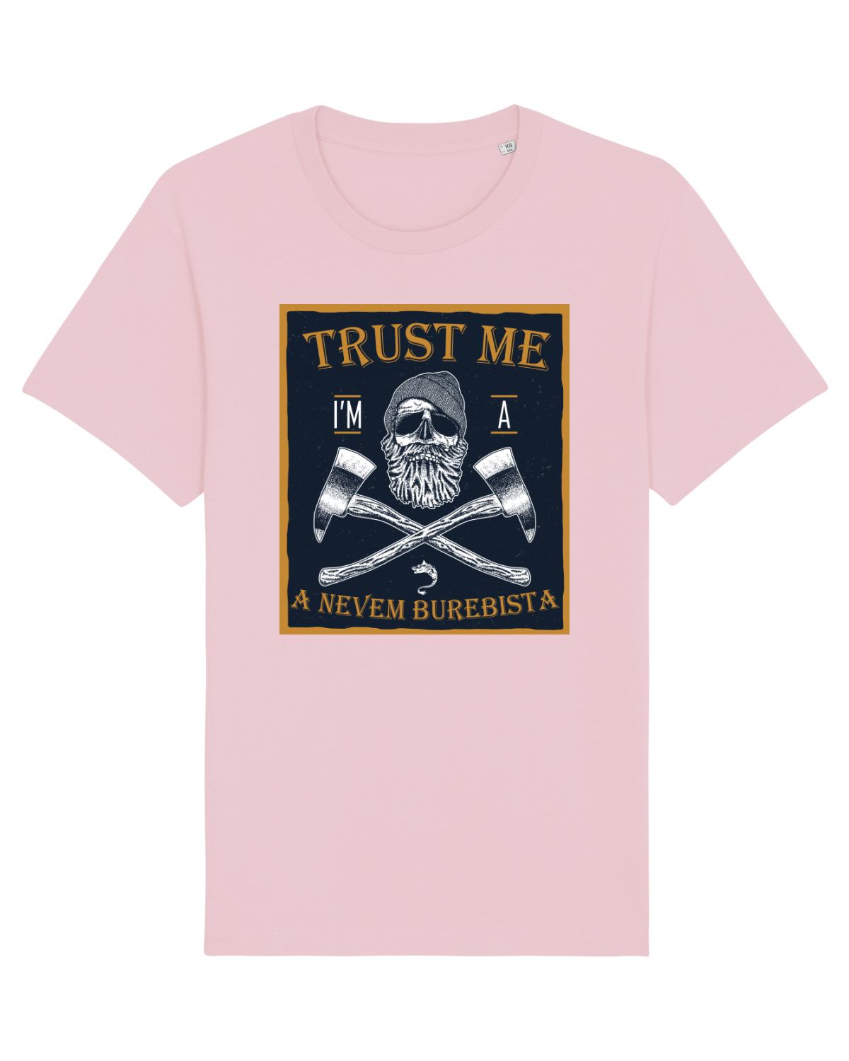 Tricou mânecă scurtă Unisex Rocker Cotton Pink