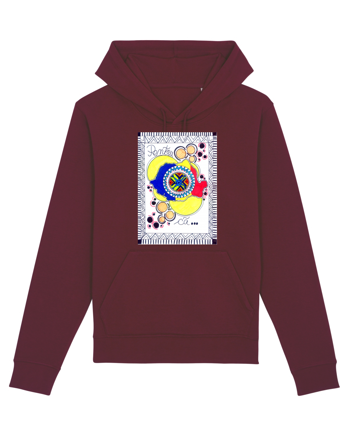 Hanorac Unisex Drummer Burgundy