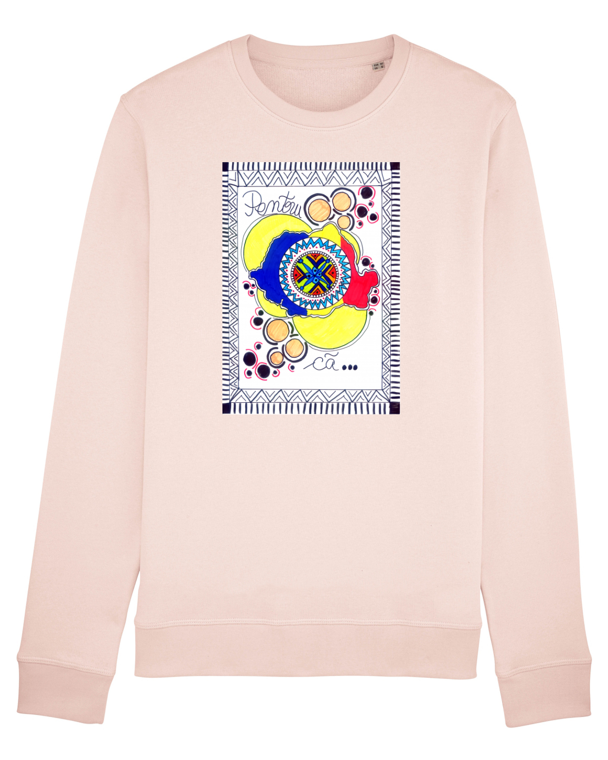 Bluză mânecă lungă Unisex Rise Candy Pink
