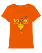 honey truck Tricou mânecă scurtă guler larg fitted Damă Expresser