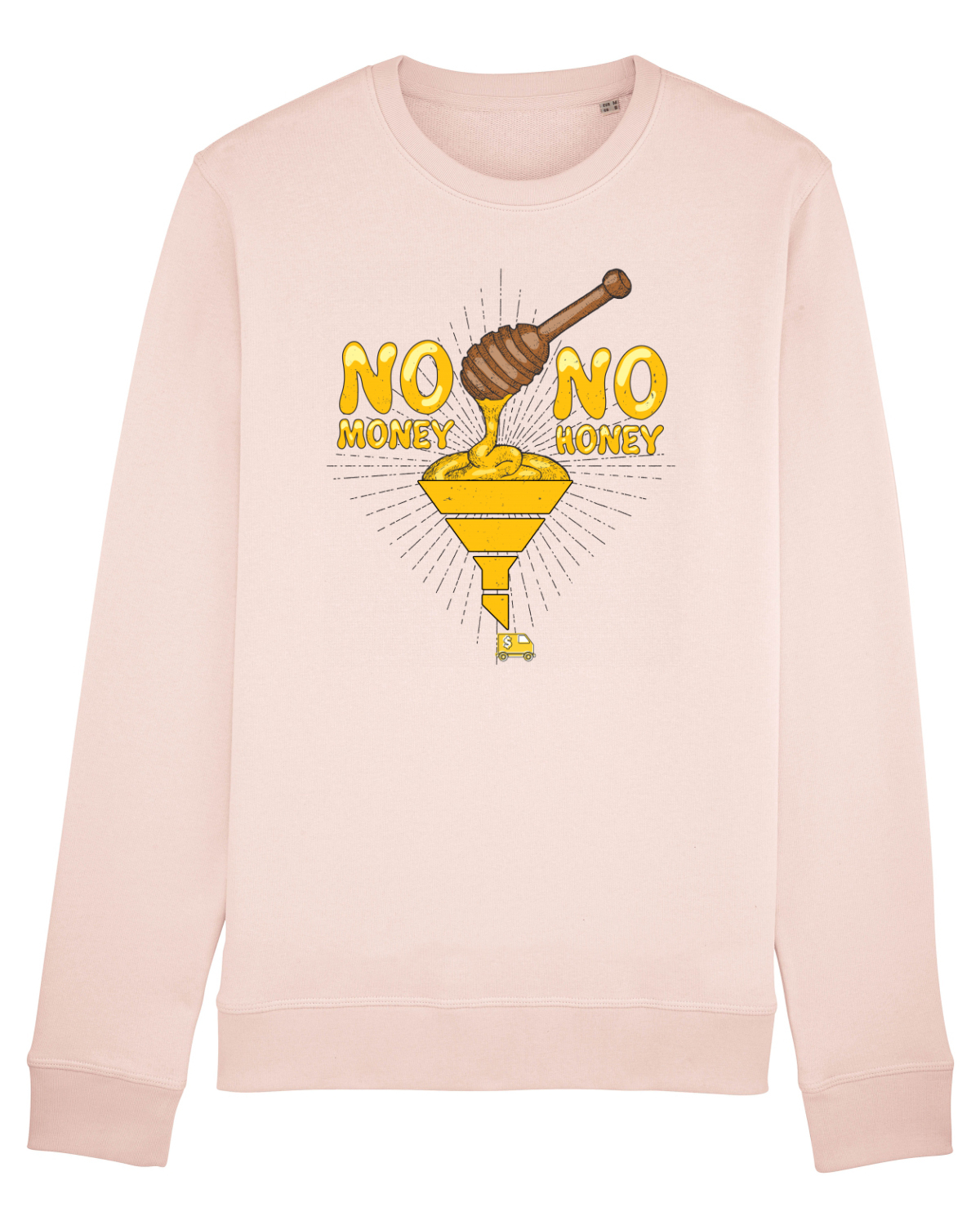 Bluză mânecă lungă Unisex Rise Candy Pink