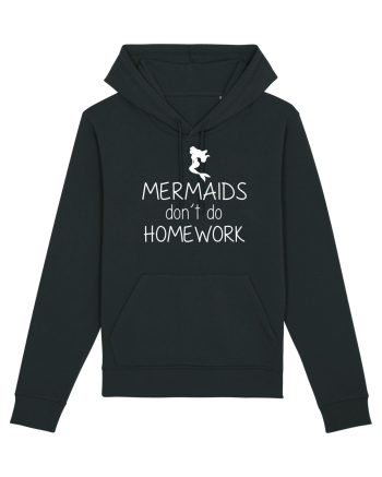 Mermaids dont do homework Black