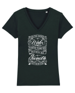 Invincible Summer Tricou mânecă scurtă guler V Damă Evoker