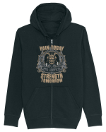 Pain today Strength tomorrow Hanorac cu fermoar Unisex Connector