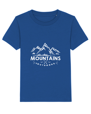 Mountains outdoors Majorelle Blue