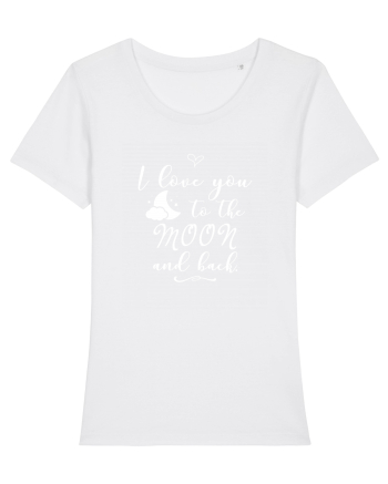 Love you to the moon White