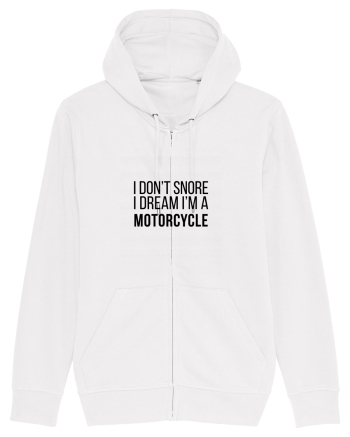 I dream I'm a motorcycle White