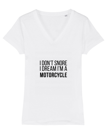 I dream I'm a motorcycle White