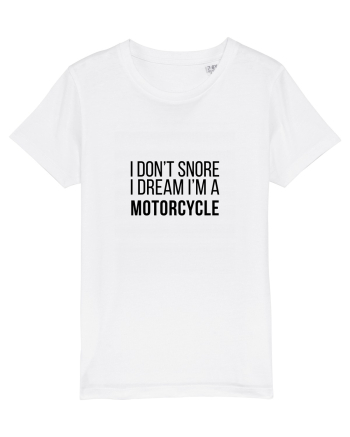 I dream I'm a motorcycle White