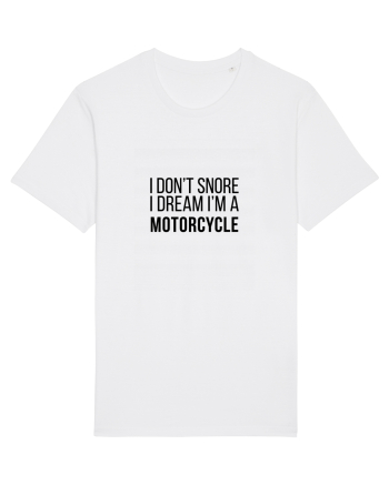 I dream I'm a motorcycle White