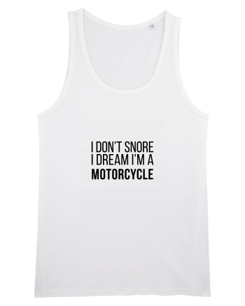 I dream I'm a motorcycle White