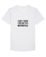 I dream I'm a motorcycle Tricou mânecă scurtă guler larg Bărbat Skater