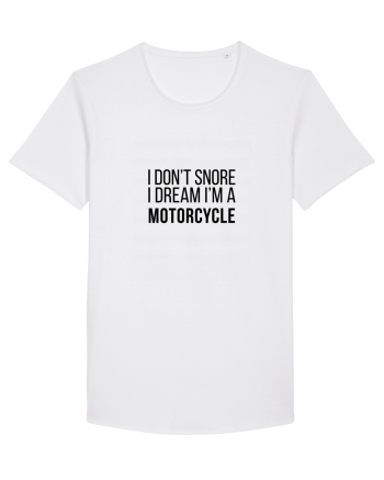 I dream I'm a motorcycle White