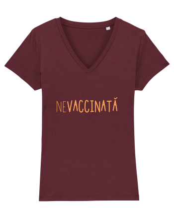 NE VACCINATĂ Burgundy