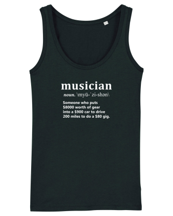 Musician  Joke Design Black