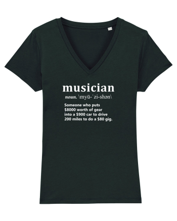 Musician  Joke Design Black