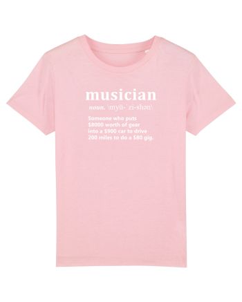 Musician  Joke Design Cotton Pink