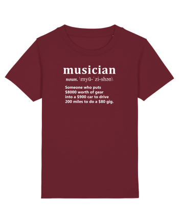 Musician  Joke Design Burgundy