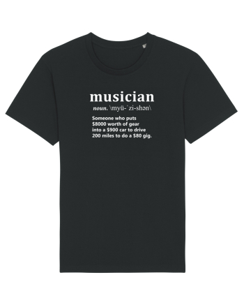 Musician  Joke Design Black