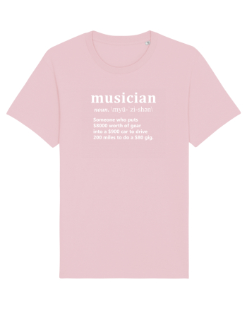 Musician  Joke Design Cotton Pink