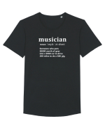 Musician  Joke Design Tricou mânecă scurtă guler larg Bărbat Skater