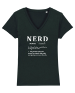 NERD Tricou mânecă scurtă guler V Damă Evoker
