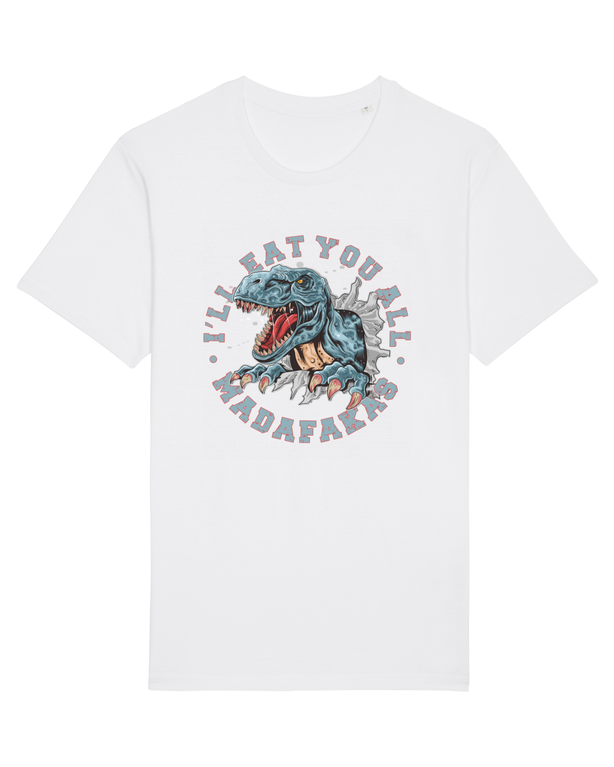 Tricou mânecă scurtă Unisex Rocker White