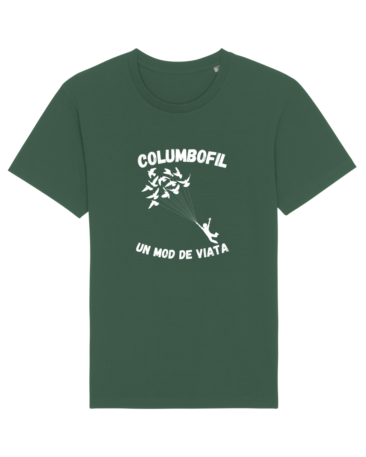 Tricou mânecă scurtă Unisex Rocker Bottle Green