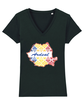 Ardeal Romania Tricolor Motive Nationale Black