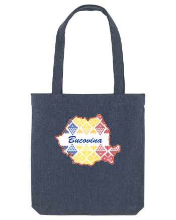 Bucovina Romania Tricolor Motive Nationale Midnight Blue