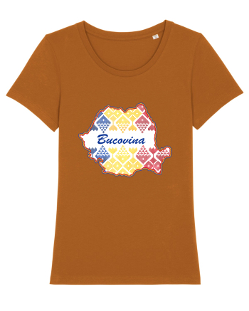 Bucovina Romania Tricolor Motive Nationale Roasted Orange