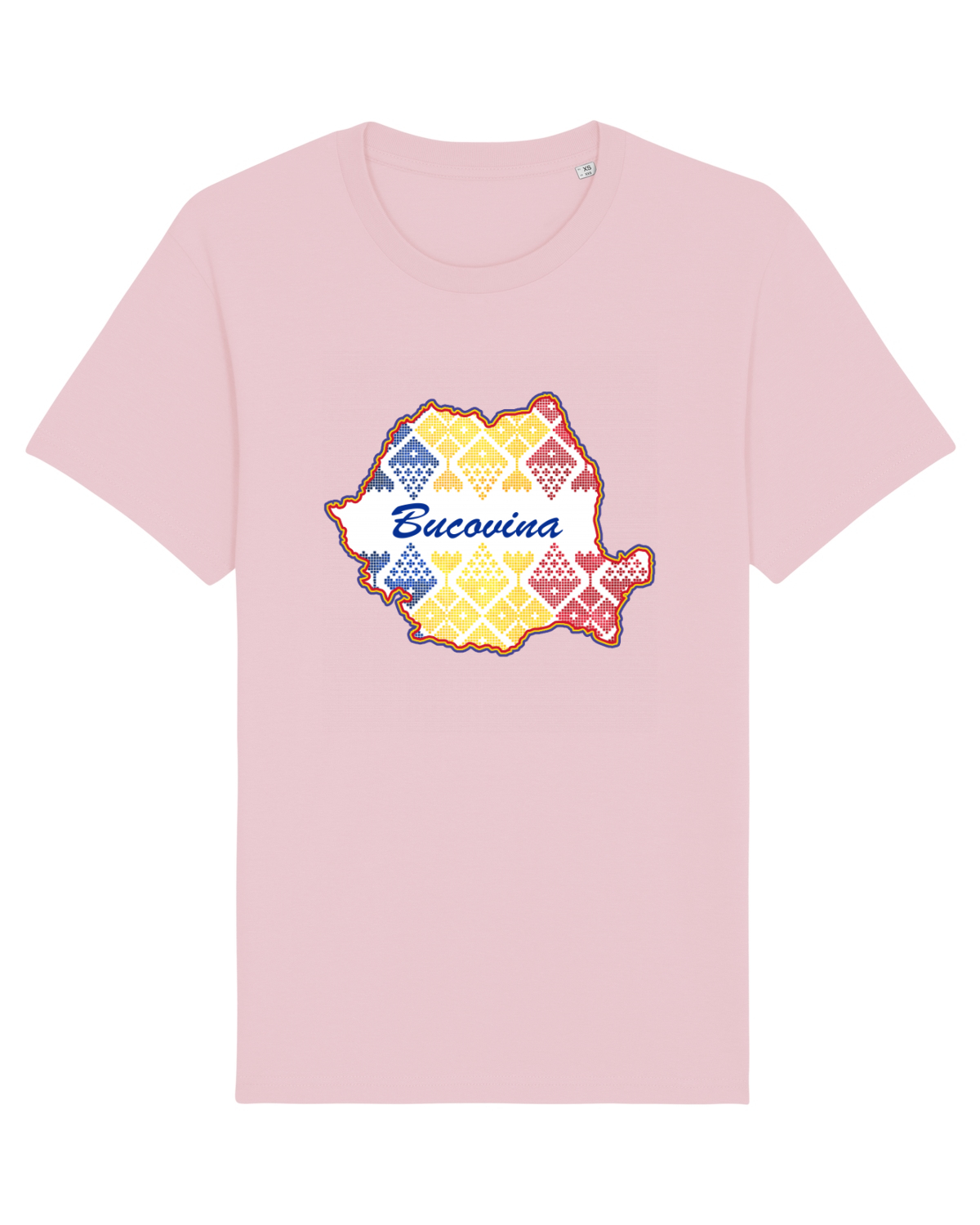 Tricou mânecă scurtă Unisex Rocker Cotton Pink