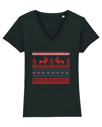 Craciun Romania motiv traditional Black