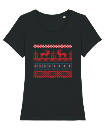 Craciun Romania motiv traditional Black