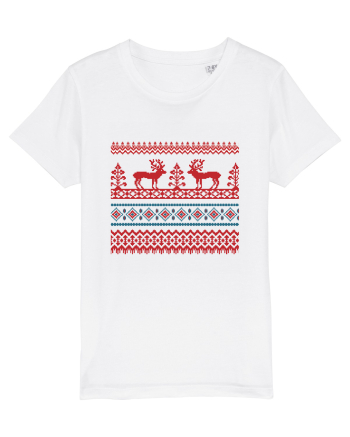 Craciun Romania motiv traditional White
