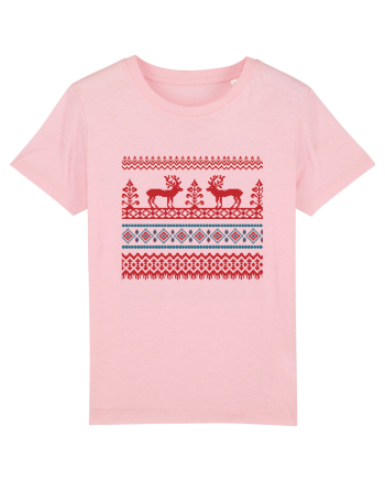 Craciun Romania motiv traditional Cotton Pink