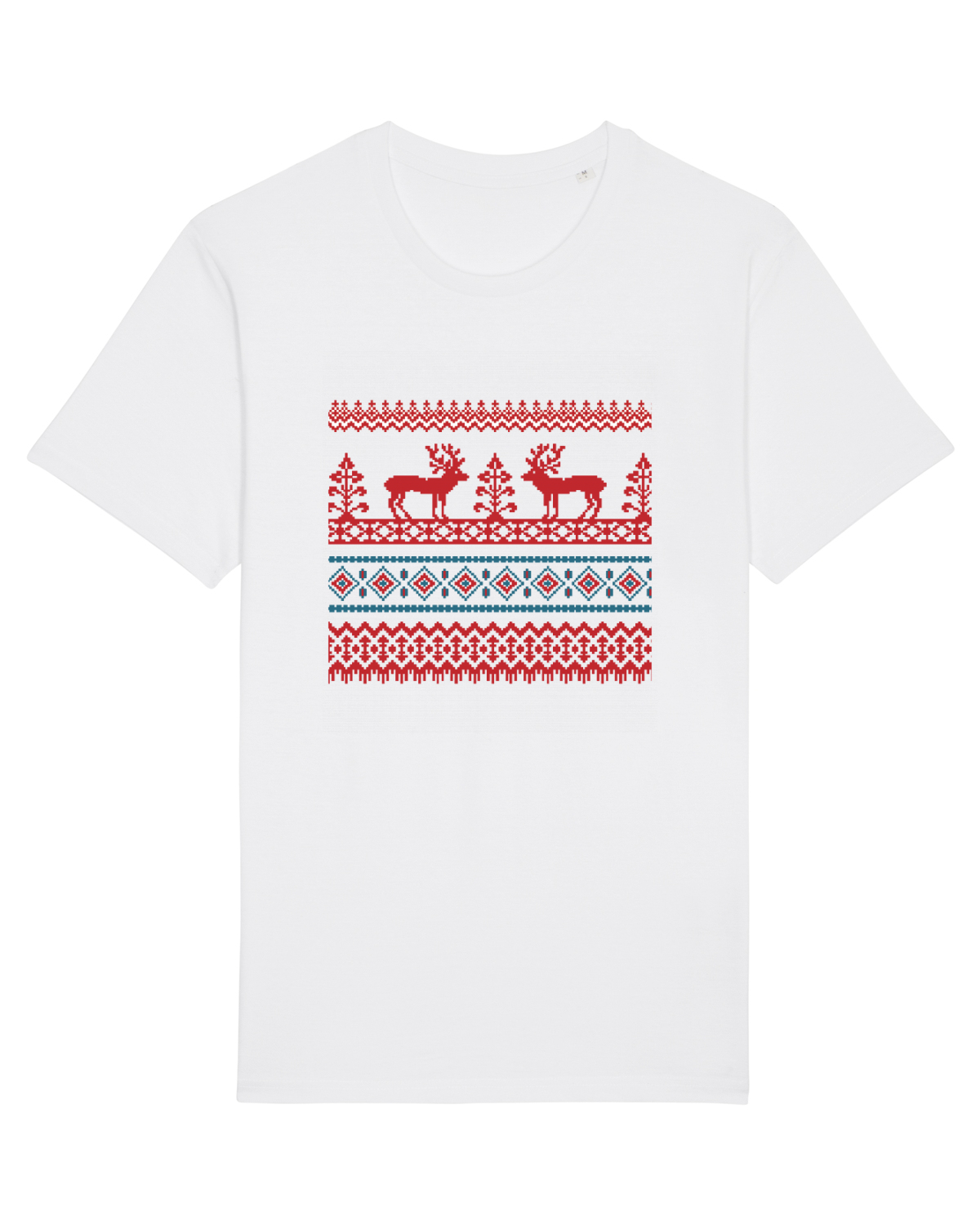 Tricou mânecă scurtă Unisex Rocker White