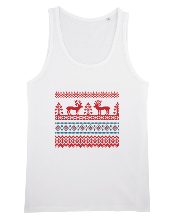 Craciun Romania motiv traditional White